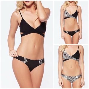 L*Space Ivory Coast Chloe Reversible Bikini Set  Size XS